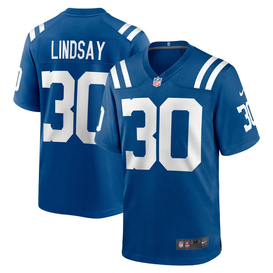 Phillip Lindsay Indianapolis Colts Nike Game Player Jersey - Royal