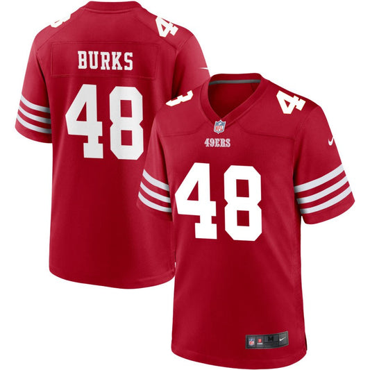 Oren Burks San Francisco 49ers Nike Jersey - Scarlet