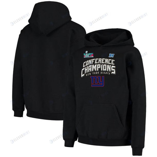 New York Giants NFC Conference Champions Black Pullover Hoodie