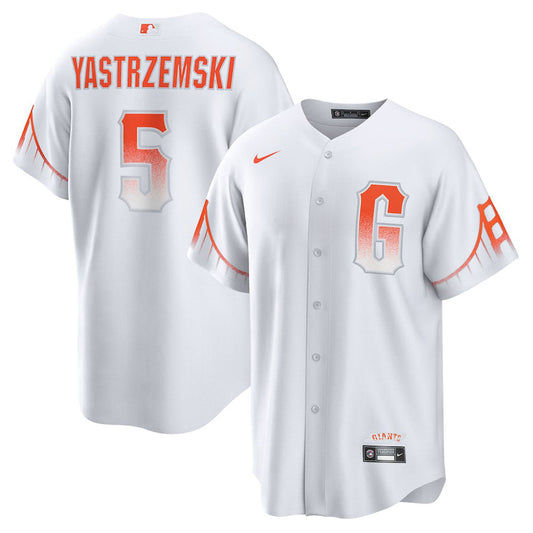 Men's San Francisco Giants Mike Yastrzemski City Connect Replica Jersey - White