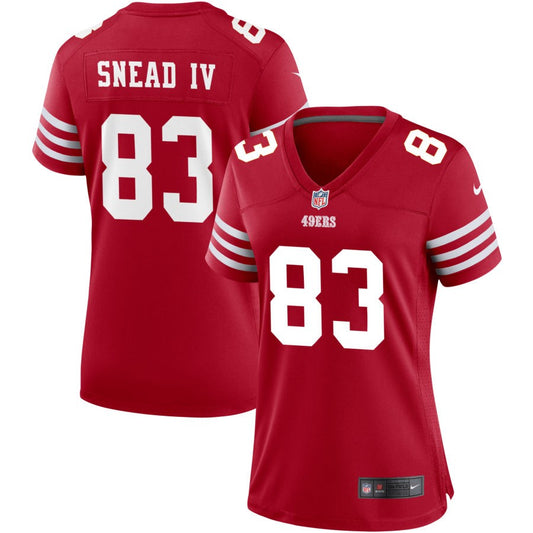 Willie Snead IV San Francisco 49ers Nike Women's Game Jersey - Scarlet