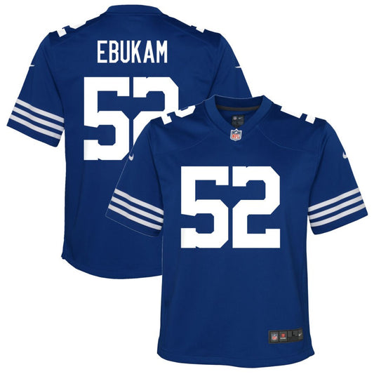 Samson Ebukam Indianapolis Colts Nike Youth Alternate Game Jersey - Royal