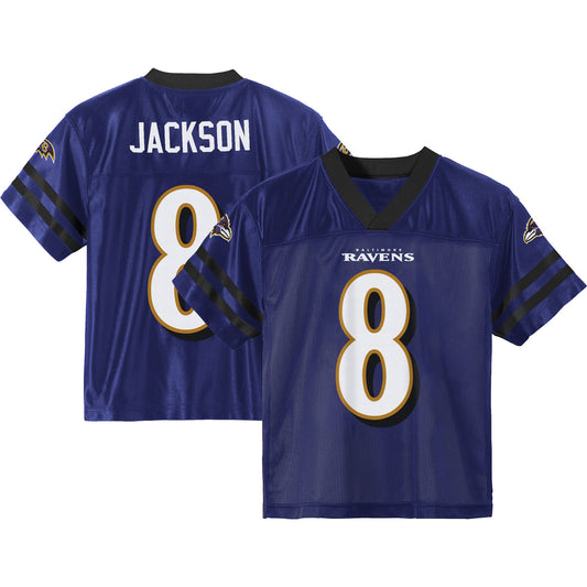 Toddler Lamar Jackson Purple Baltimore Ravens Team Player Jersey