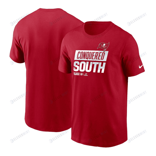 Tampa Bay Buccaneers 2022 NFC South Division Champions Locker Room Trophy Collection T-Shirt - Red