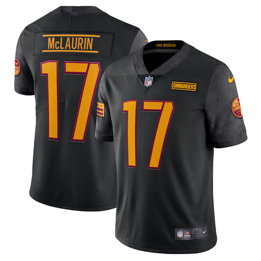 Terry McLaurin Washington Commanders Nike Alternate Vapor Limited Jersey - Black