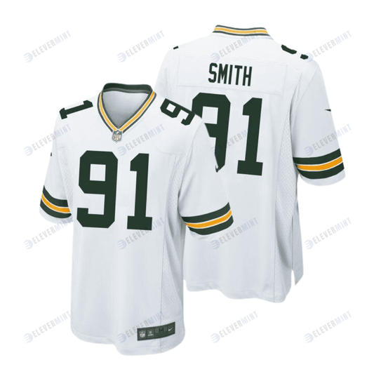 Preston Smith 91 Green Bay Packers Men Away Game Jersey - White