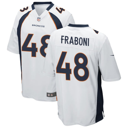 Mitchell Fraboni Denver Broncos Nike Game Jersey - White