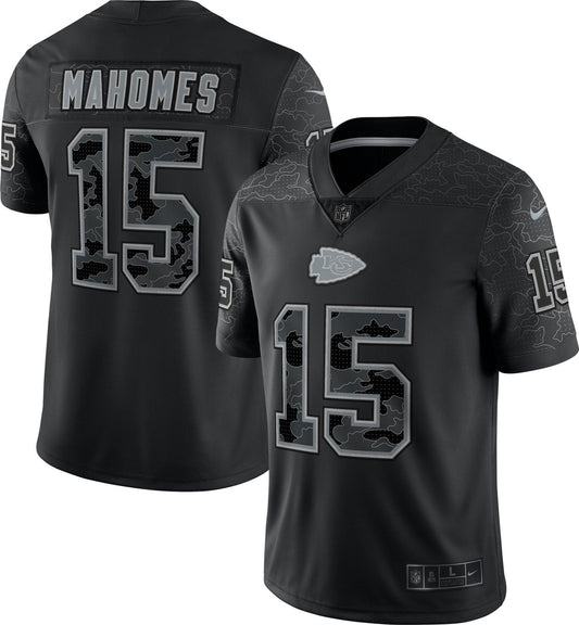 Nike Men's Kansas City Chiefs Patrick Mahomes #15 Reflective Limited Player Jersey