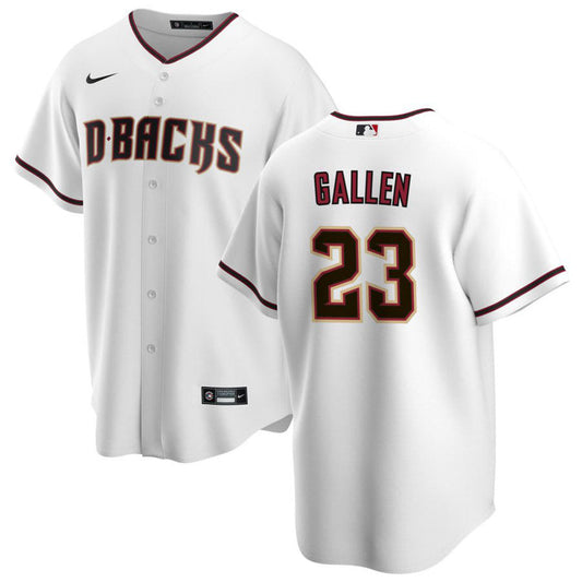 Youth Arizona Diamondbacks Zac Gallen Cool Base Replica Home Jersey - White