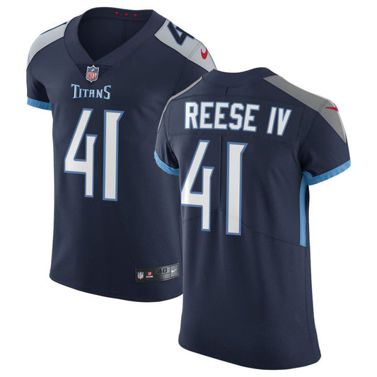 Otis Reese IV Tennessee Titans Nike Vapor Untouchable Elite Jersey - Navy