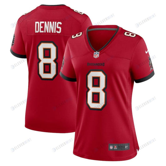 SirVocea Dennis 8 Tampa Bay Buccaneers Women Game Jersey - Red