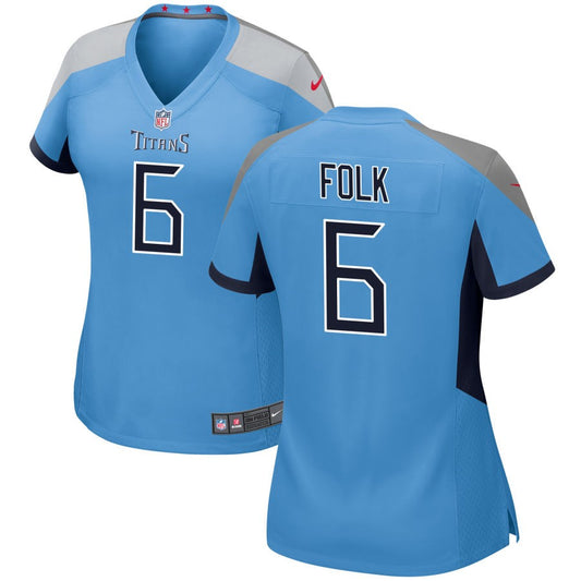 Nick Folk Tennessee Titans Nike Women's Alternate Game Jersey - Light Blue