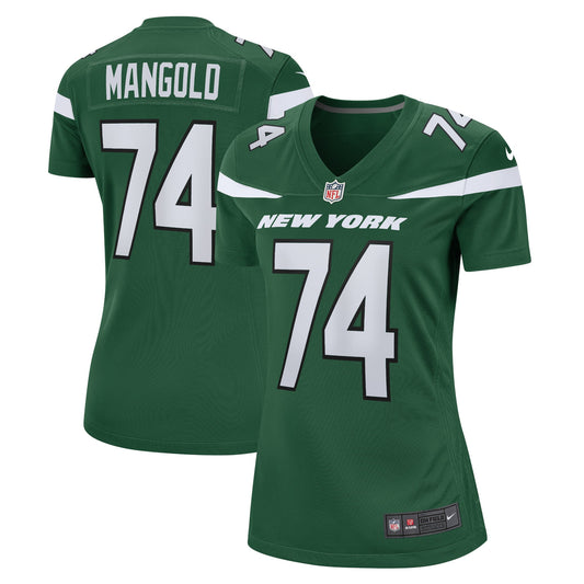 Nick Mangold New York Jets Nike Women's Retired Player Jersey - Gotham Green