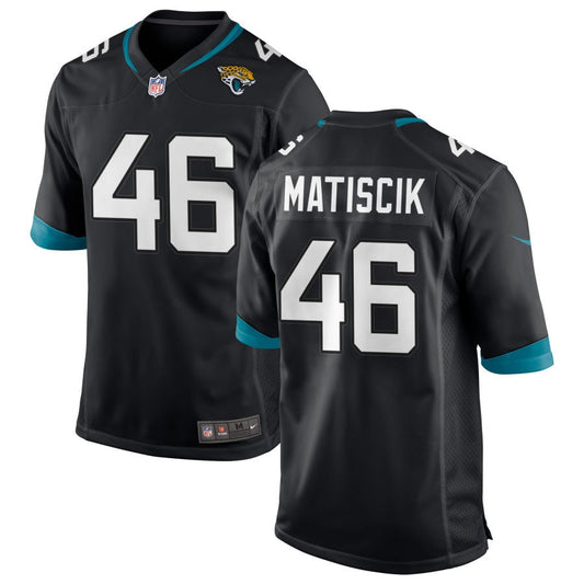 Ross Matiscik Jacksonville Jaguars Nike Game Jersey - Black