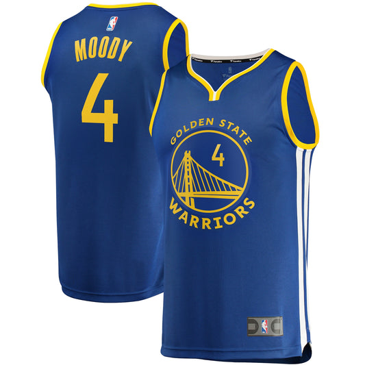 Moses Moody Golden State Warriors Fanatics Branded 2021/22 Fast Break Replica Jersey - Icon Edition - Royal