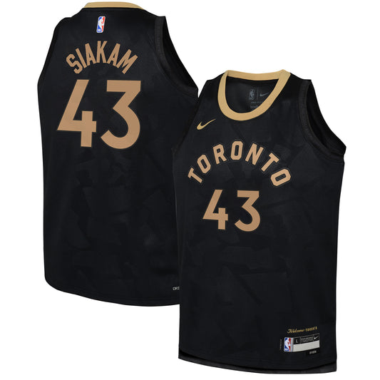 Pascal Siakam Toronto Raptors Nike Youth 2022/23 Swingman Jersey - City Edition - Black