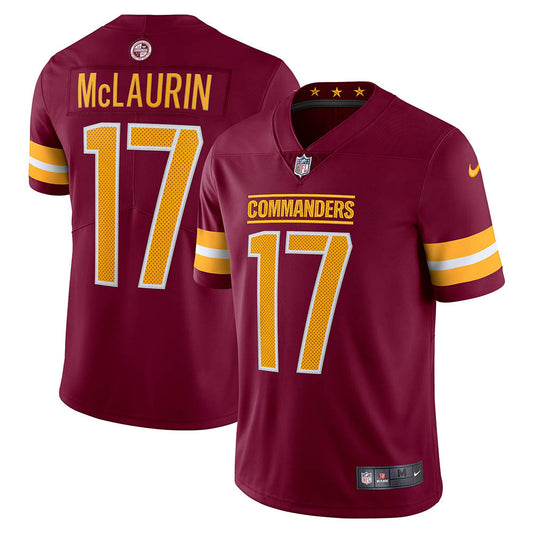 Men's Washington Commanders Terry McLaurin Vapor Limited Jersey Burgundy