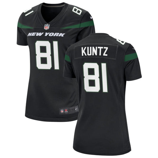 Zack Kuntz New York Jets Nike Women's Alternate Game Jersey - Stealth Black