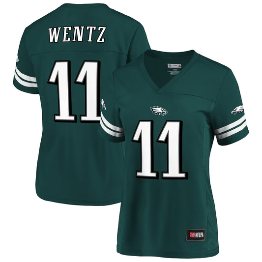 Women's Carson Wentz Midnight Green Philadelphia Eagles Player Jersey