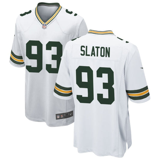 T.J. Slaton Green Bay Packers Nike Game Jersey - White