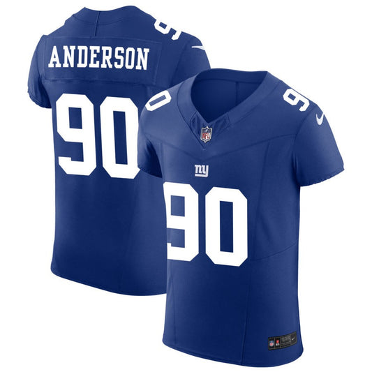 Ryder Anderson New York Giants Nike Vapor F.U.S.E. Elite Jersey - Royal