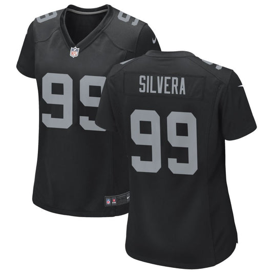 Nesta Jade Silvera Las Vegas Raiders Nike Women's Game Jersey - Black