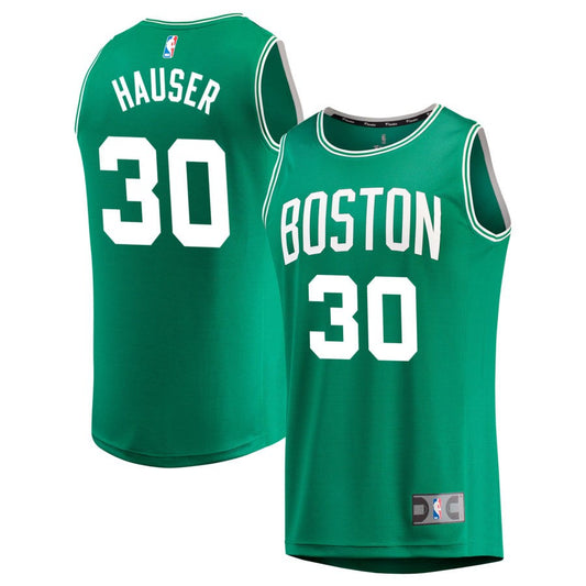 Sam Hauser   Fanatics Branded Youth Fast Break Jersey - Green - Icon Edition