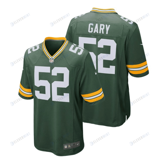 Rashan Gary 52 Green Bay Packers YOUTH Home Game Jersey - Green