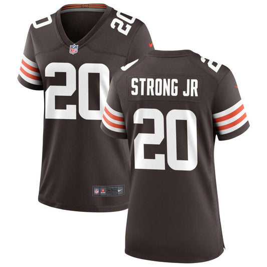 Pierre Strong Jr Nike Cleveland Browns Women's Game Jersey - Brown