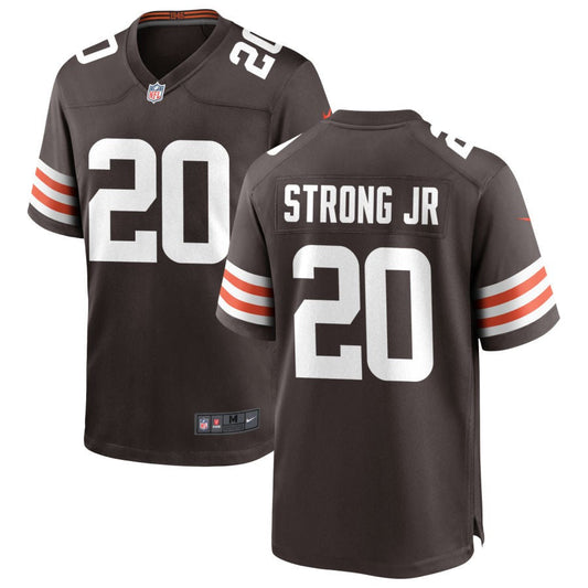 Pierre Strong Jr Nike Cleveland Browns Game Jersey - Brown