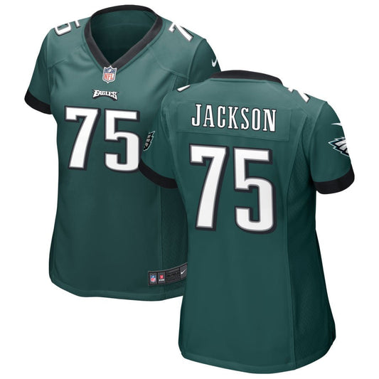 Tarron Jackson Philadelphia Eagles Nike Women's Game Jersey - Midnight Green