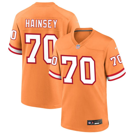 Robert Hainsey Tampa Bay Buccaneers Nike Throwback Game Jersey - Orange