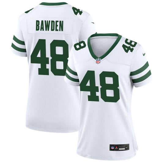 Nick Bawden New York Jets Nike Women's Legacy Game Jersey - White