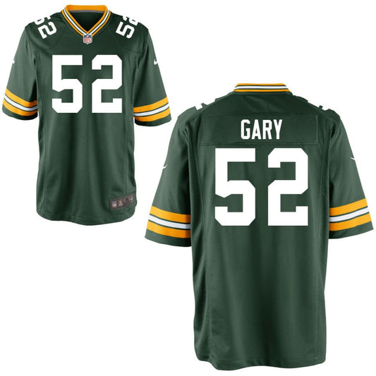 Rashan Gary Green Bay Packers Nike Youth Game Jersey - Green