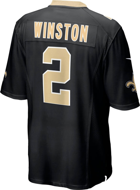 Nike Men's New Orleans Saints Jameis Winston #1 Game Player N&N Road Jersey