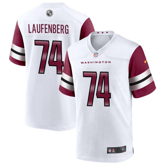 Nolan Laufenberg Washington Commanders Nike Game Player Jersey - White