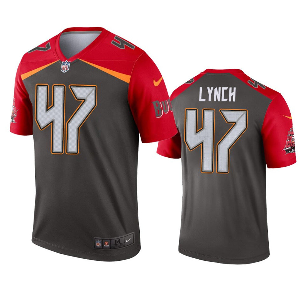 Men's Tampa Bay Buccaneers John Lynch Legend Jersey - Pewter