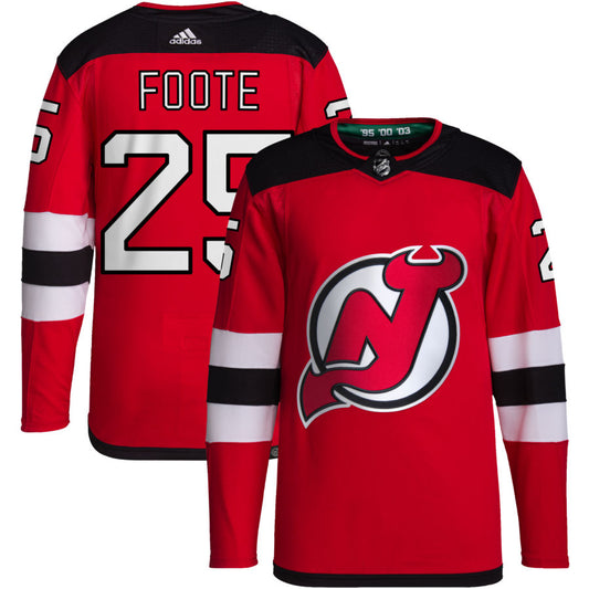 Nolan Foote New Jersey Devils adidas Home Primegreen Authentic Pro Jersey - Red