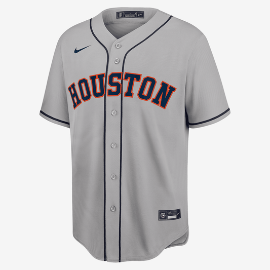 MLB Houston Astros Men's Replica Baseball Jersey - Light Grey