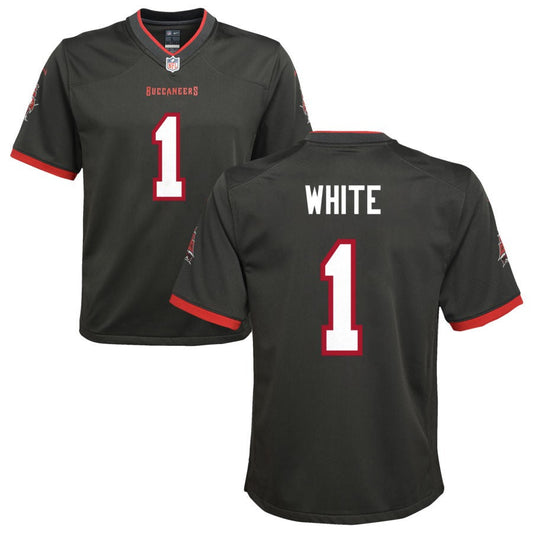 Rachaad White Tampa Bay Buccaneers Nike Youth Alternate Game Jersey - Pewter