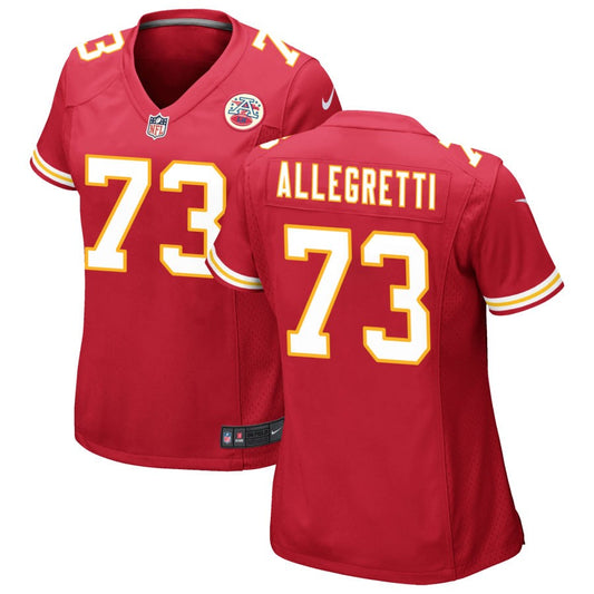 Nick Allegretti Kansas City Chiefs Nike Women's Game Jersey - Red