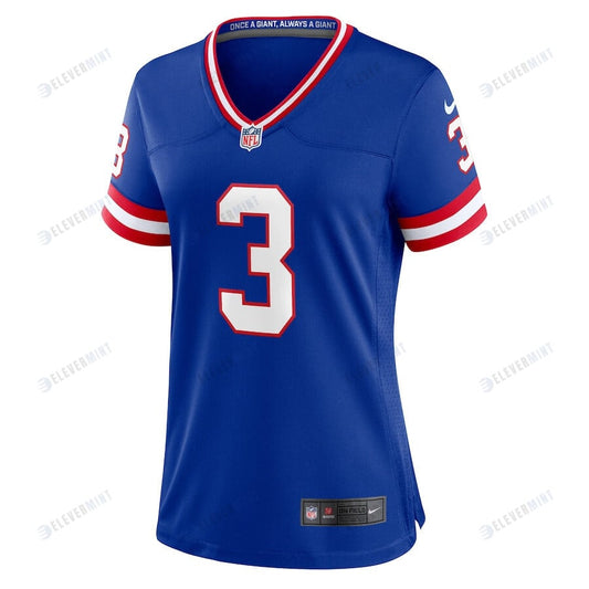 Sterling Shepard 3 New York Giants Women Classic Game Jersey - Royal