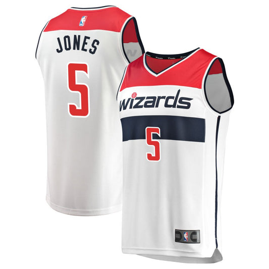 Tyus Jones Washington Wizards Fanatics Branded Fast Break Replica Jersey - Association Edition - White