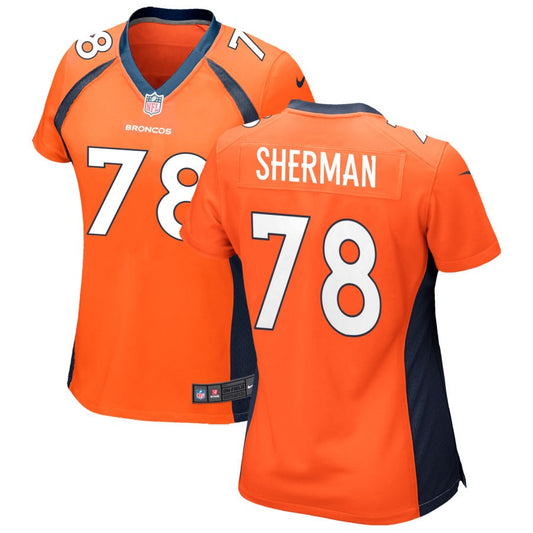 Will Sherman Denver Broncos Nike Women's Game Jersey - Orange