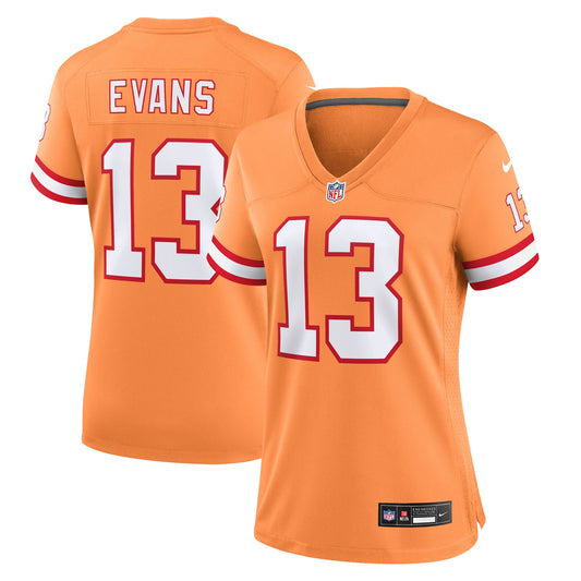 Mike Evans Tampa Bay Buccaneers Nike Women's Throwback Game Jersey - Orange