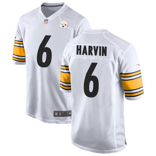 Pressley Harvin Pittsburgh Steelers Nike Game Jersey - White