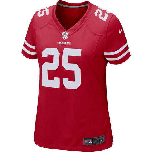 Women's Richard Sherman Nike 49ers Reuben Foster Game Jersey - Red