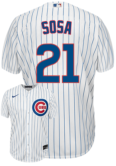 Sammy Sosa Jersey - Chicago Cubs Replica Adult Home Jersey