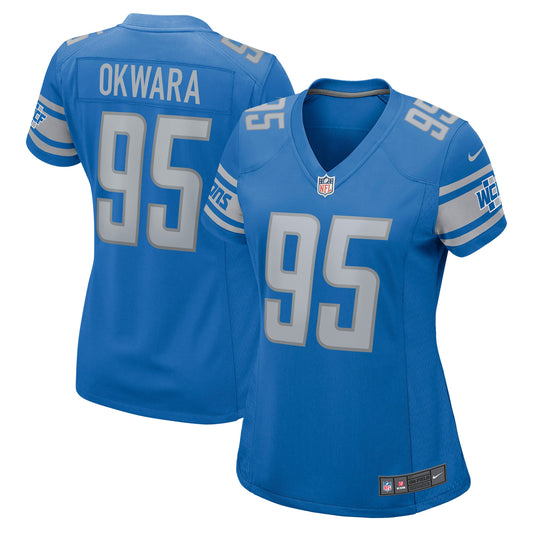 Romeo Okwara Detroit Lions Nike Women's Game Jersey - Blue