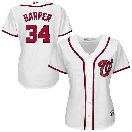 Women's Washington Nationals Bryce Harper Replica Home Jersey - White